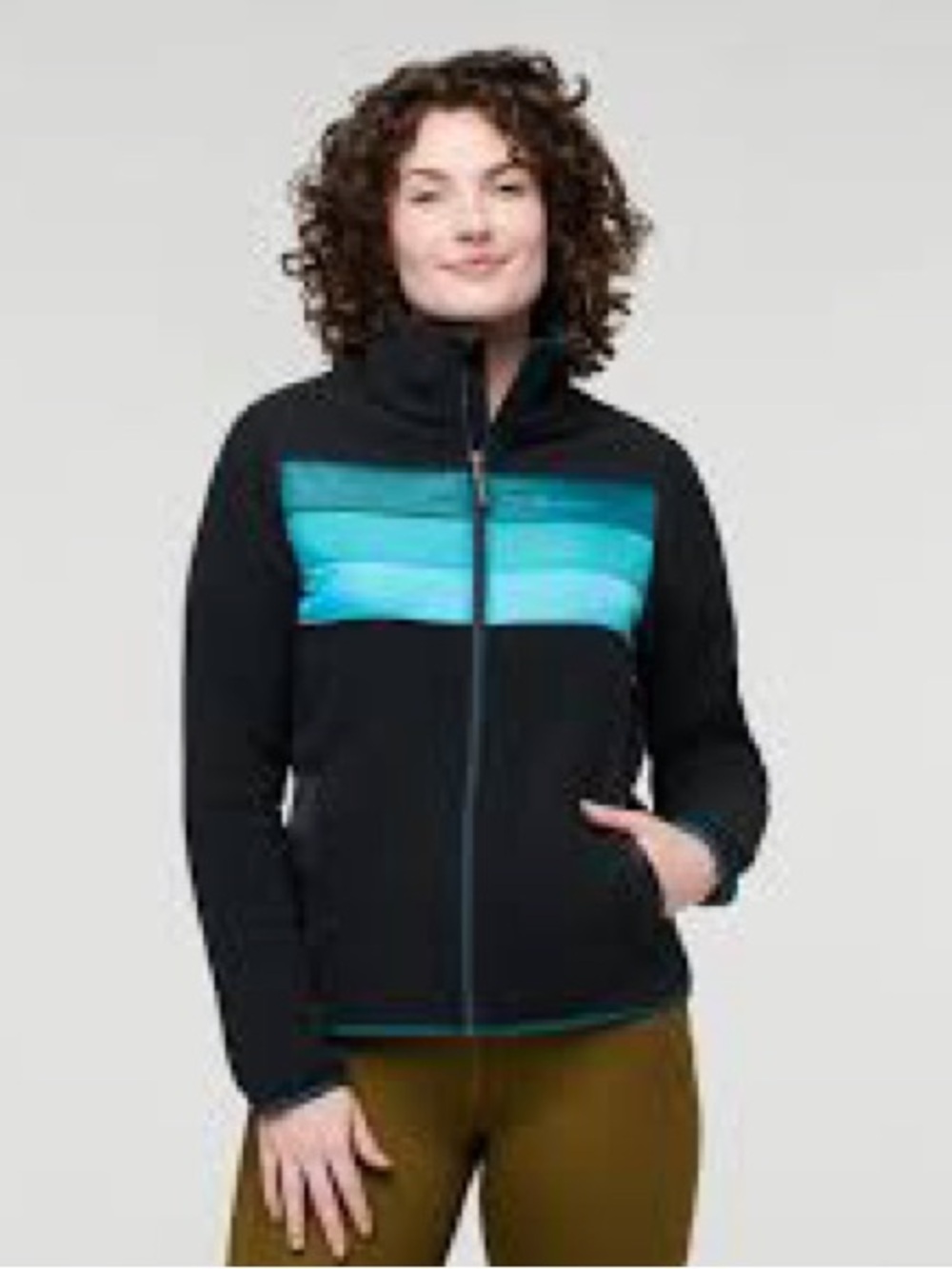 Cotopaxi Women's Fleece with Blue Stripe Accent
